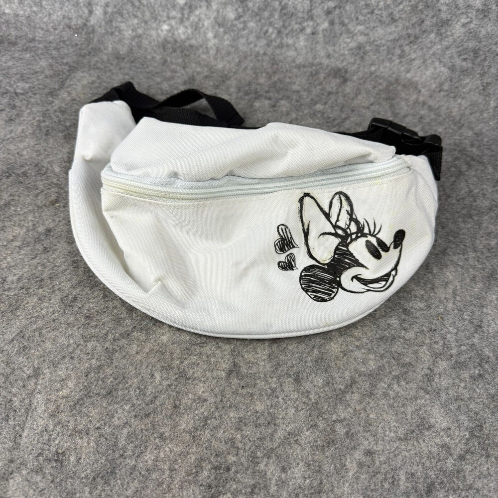 Disney Minnie Mouse Black & White Sketch Character Fanny Waist‎ Pack